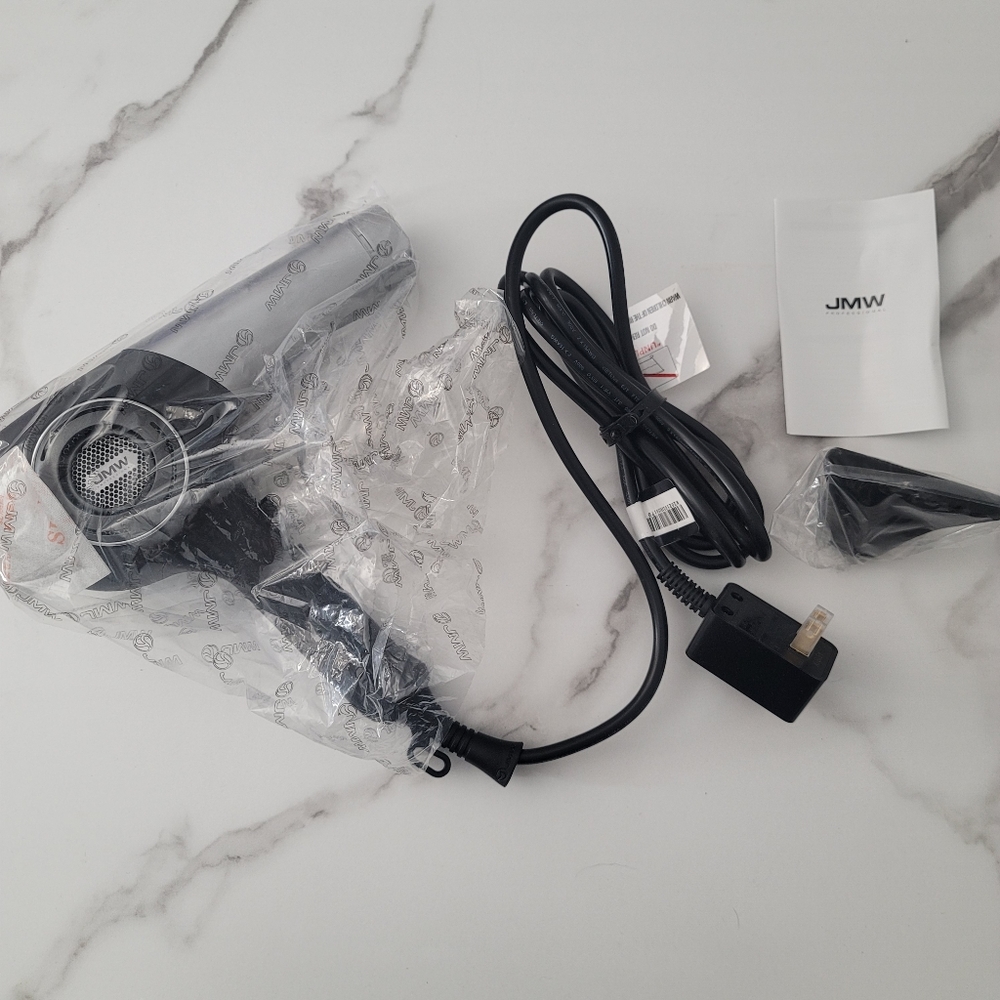 JMW AIR Storm Professional Hair Dryer - Ionic Ceramic, Lightweight, Quiet, Low